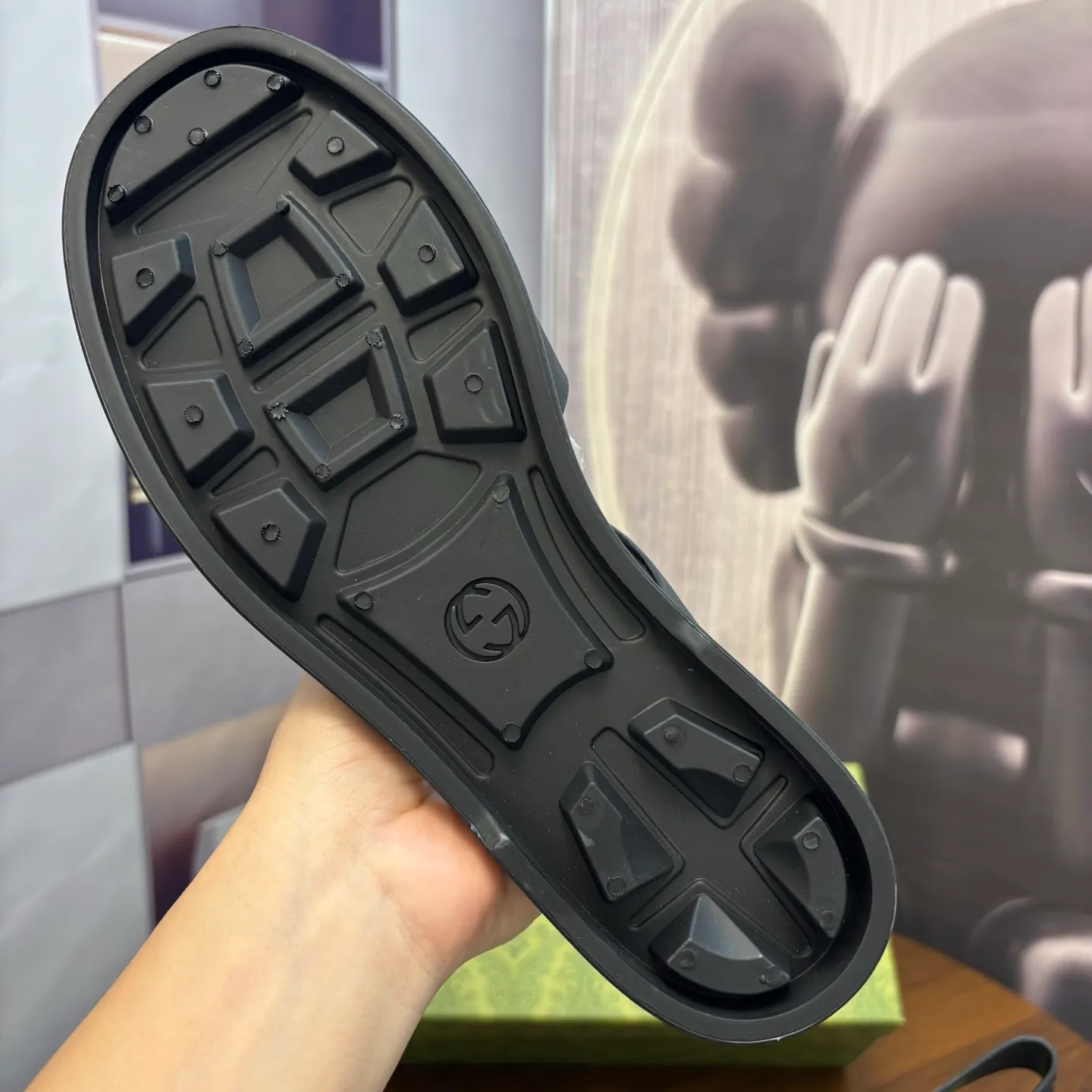 Men's shoes 260💰 [Gucci] Counter quality, top-quality original goods, real photos! Original TPU material, fine workmanship, comfortable; genuine 1:1 replica Size: 36 ~ 46